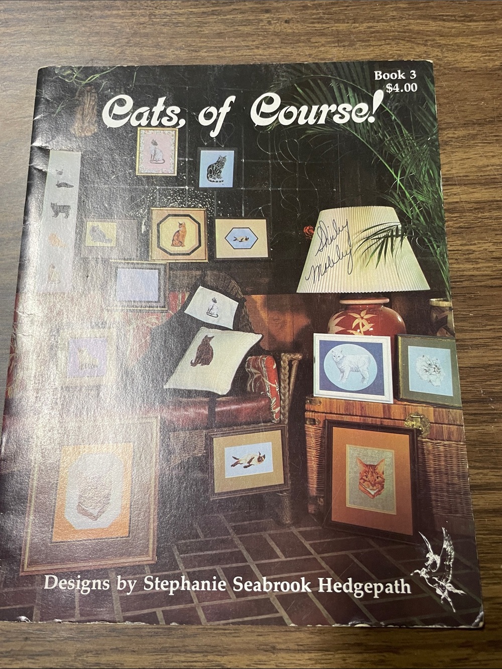 Cats, of Course! Vintage Cross-Stitch Pattern Book